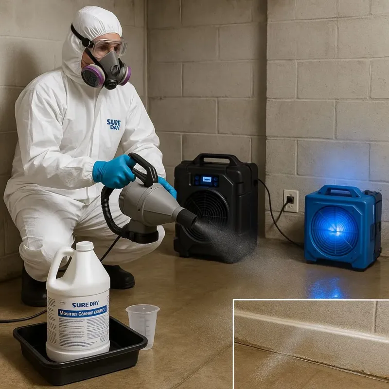 Sanitization and Odor Removal process in Navarre, FL